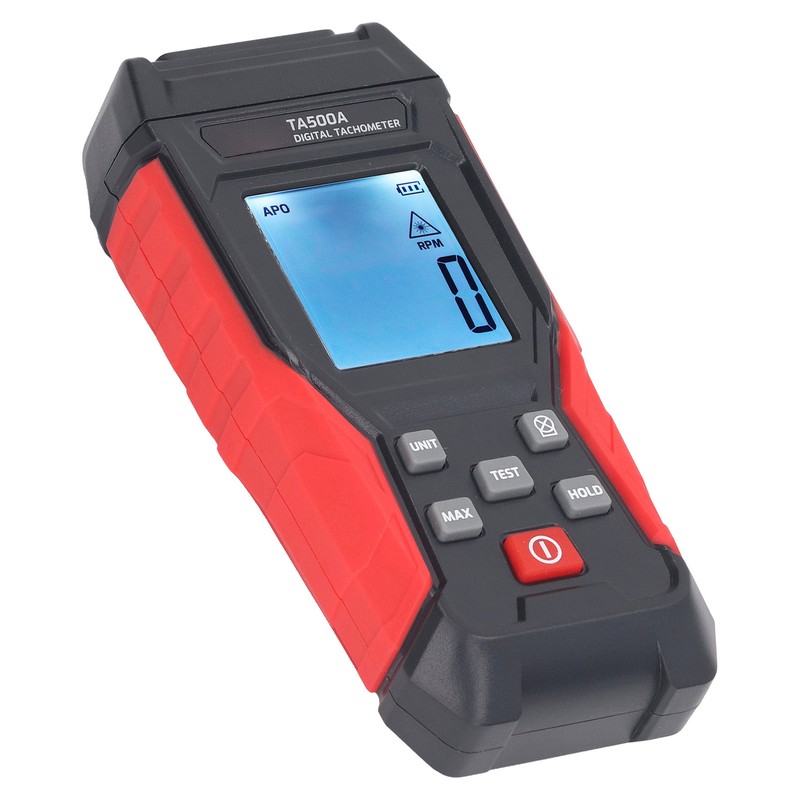TA500A Digital Tachometer Valve Lockable Non Contact Portable RPM Meter