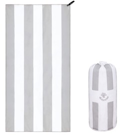 4Monster Microfiber Beach Towel with carry bag Sand Proof Travel Towel Quick Dry Lightweight Towel for Hiking Yoga Gym Sports Swimming Camping Fitness Bath