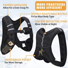 BITLIFUN Weighted Vest for Men Workout，Strength Training Weight Vest for Men and Women, Workout Equipment for Training,Running,Jogging,etc - 8lbs,12lbs,16lbs,20lbs,25lbs (25LBS (11.3KG), Black)