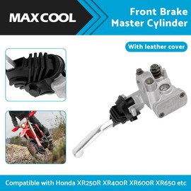 MAX COOL Right Front Brake Clutch Master Cylinder with Lever Suitable for Honda XR250R XR400R XR600R XR650 R L CR125R CR250R