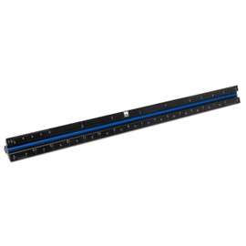 WEN Architect Scale Ruler, 12-Inch, Triangular, Aluminum with Laser-Etched Imperial Drafting Scales (ME333R)