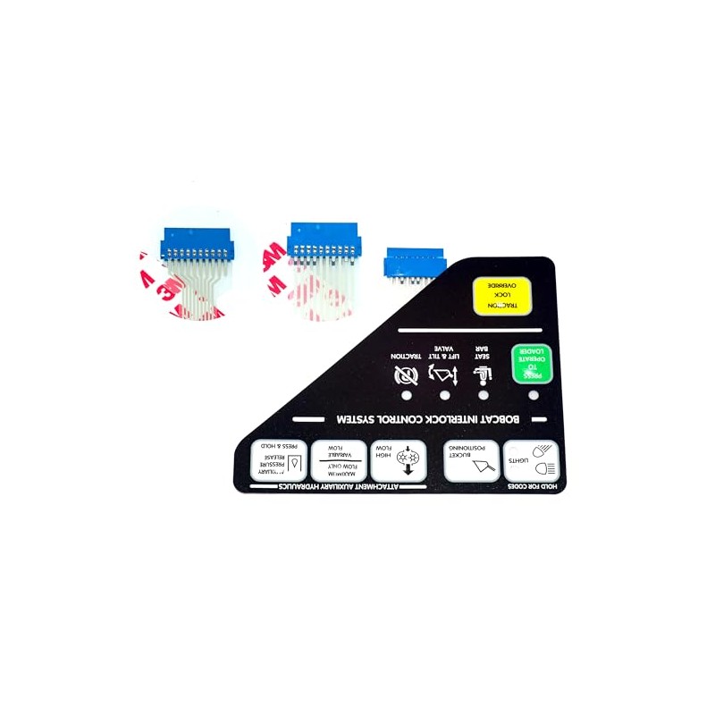 Skid steer loader left instrument panel 6675982-A For replacing the