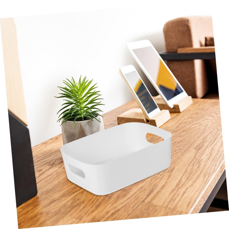 VILLFUL 6pcs Plastic Storage Bins Desktop Organizers for Bathroom Kitchen