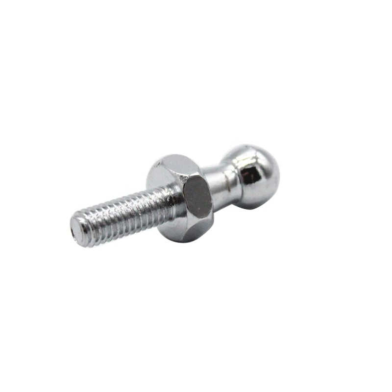2 pcs10mm BALL STUD BOLT M6 thread Silver for gas
