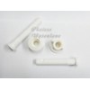 AK Toilet SEAT White Nylon Hinge Replacement Fixing Bolt Set