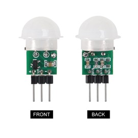 AEDIKO 10pcs AM312 PIR Motion Sensor AM312 Mini Detector Module HC-SR312 Pyroelectric Infrared PIR Motion Automatic Detector DC 2.7 to 12 V with Jumper Cable