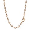 NKlaus Coffee Bean Necklace 925 Silver 3.6 mm Wide Elegant