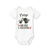 BesserBay Baby Romper Bodysuit Short Sleeve First Father's Day Gift
