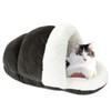 ASPCA Cave Bed for Cats, Cozy Slipper for Indoor Pets