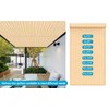 Shade Cloth,Shade Cover Canopy with Gromments,Outdoor Shades for Patio, Sun
