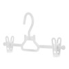 HANGERWORLD 20 White 30cm Childrens Plastic Top Coat Clothes Garment