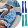 Nzexlyva 4 PCS Towel Bands for Beach Chairs Sun Loungers,