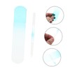 Baluue 2pcs Glass Nail Files for Women Fingernail Care Tools