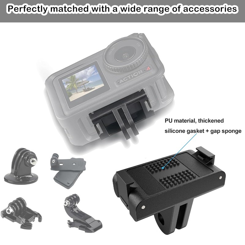 UnisonPet 2PCS Magnetic Action Quick Release Adapter Mount for DJI