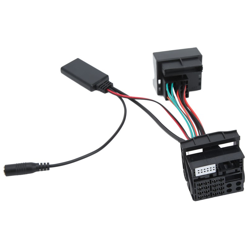 Bluetooth 5.0 AUX IN Audio Cable Adapter with Microphone Replacement