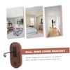 CORHAD Hanging Wind Chime Bracket Wooden Wall Mount Easy Install