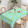 artslion Rectangle Waterproof Table Cloth 60x84in Wipeable Table Cover Non-PVC