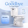 Clear Rear Hot and Cold Bidet Attachment for Toilet –