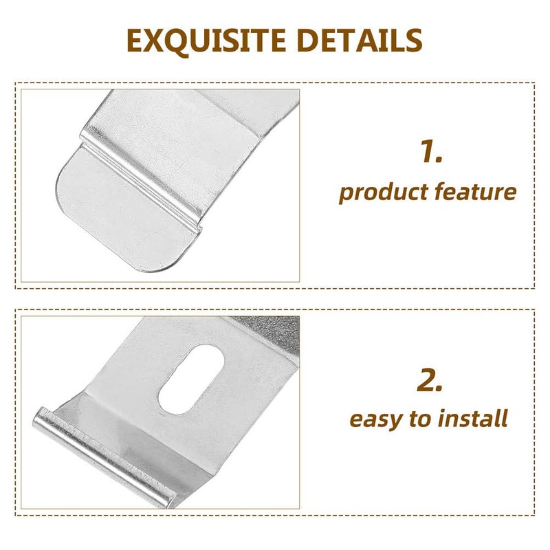 HOMSFOU Blinds Ceiling Mount Bracket 6pcs Blind Mounting Brackets Replacement