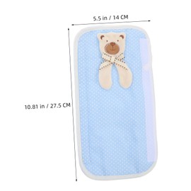 TEHAUX 2pcs Cute Bear Fridge Handle Covers Antiskid Refrigerator Door Handle Protectors for Double Door Appliances Charming Design Enhances Kitchen Decor