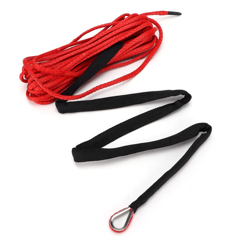 Synthetic Rope, 7700 LBS Winch Cable Nylon 15 m Synthetic
