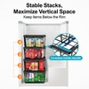 iSPECLE Deep Freezer Organizer, 8 Pack Wire Baskets for 5