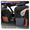 Car Seat Back Organizer - Foldable Hanging Car Trash Can