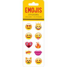 Emojis Sticker Set (6 Different Sheets of Stickers!), 2 1/2 x 7 1/8