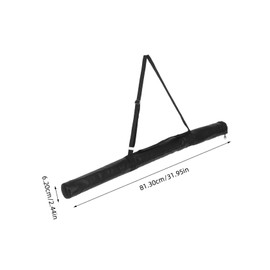 Totority Baseball Bat Storage Bag Portable Reusable Holder with Shoulder Straps for Comfortable Carrying Durable PU Material Pouch for Storing Bats and Equipment