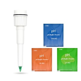 pH Probe for Food pH Meter, Digital Replacement pH Electrode for Food, pH Meter Probe with Spear Sensor, Ideal for Testing Solid, Semi-Solid and Liquid Samples for GX-pH03