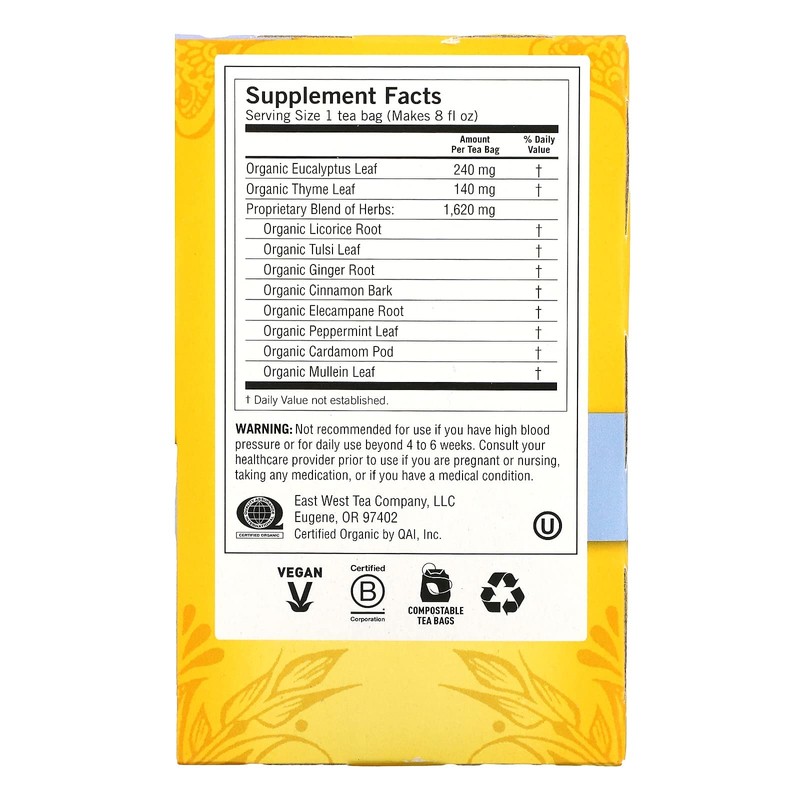 Yogi Tea Breathe Deep, Caffeine Free, 16 Count