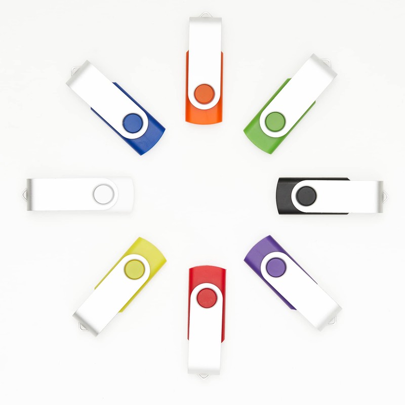 20 Pack 4GB USB Flash Drives in 5 Random Colors