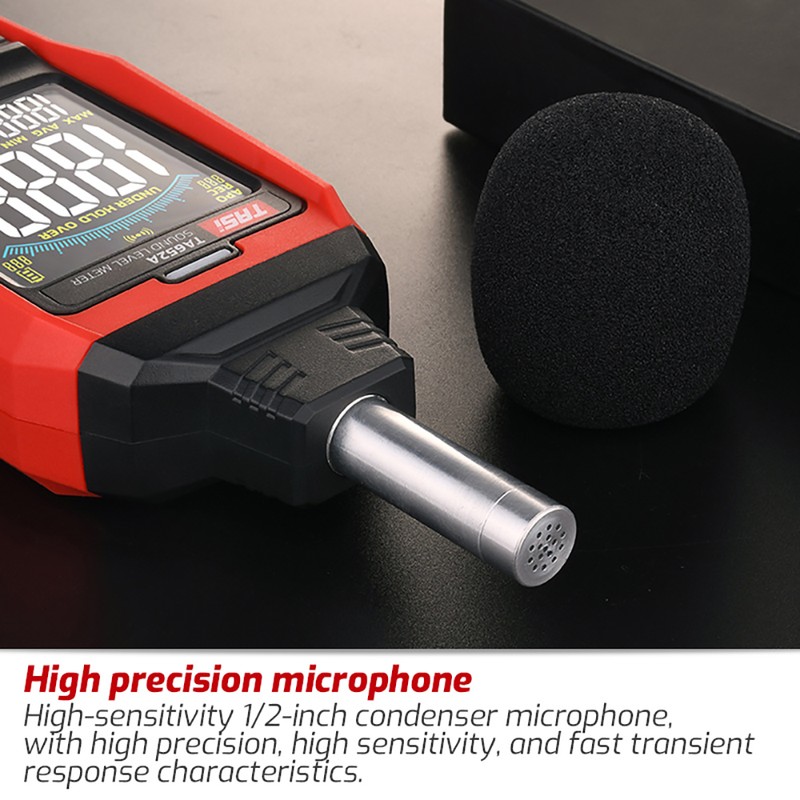 TASI TA652A 30~130dB Noise Decibel Noise Tester A/C Weighting Industry