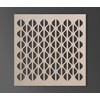 Lattice Panel with a Bead Rope Design MDF Home &
