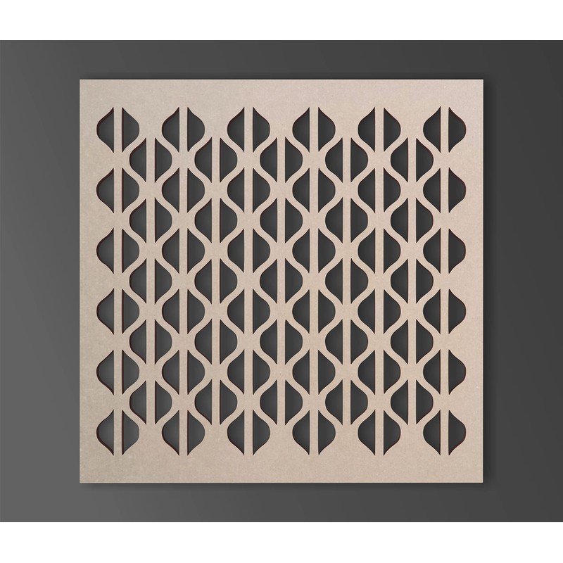 Lattice Panel with a Bead Rope Design MDF Home &