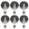 FLSNT 6 Pack G25 LED Globe Edison Bulbs, 5000K Daylight