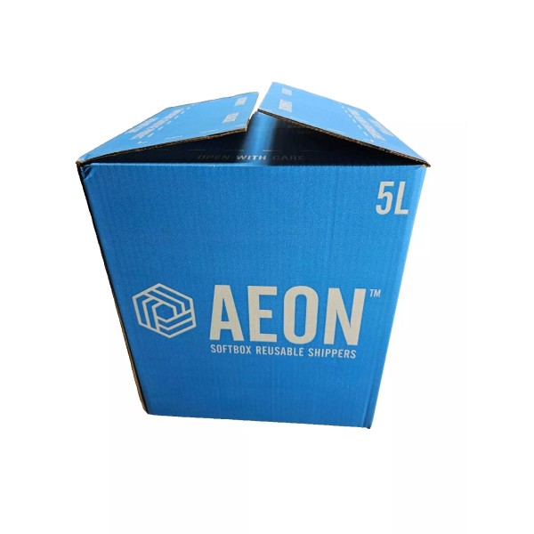 Aeon Softbox Reusable Shipping Container, Insulated, Thermally Protected New, 5L