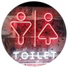 Men Women Toilet Restroom Washroom Dual Color LED Neon Sign