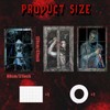 CoFlink Scary Halloween Window Decorations, HD Print Window Blood Silhouette