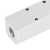 AIR Manifold Large Aluminium Pneumatic Block 40X40MM G1/2 Inlet G1/4