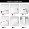 Grease Bag Disposable, 50 Pcs Food Storage Bags, Foil Grease