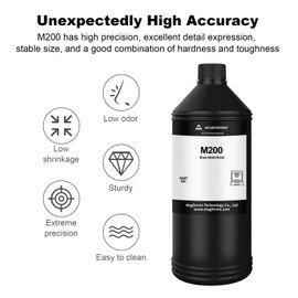 MAGFORMS 3D Printer Resin 405nm UV Curing Shoe Mold Resin Fast Curing for LCD DLP MSLA 3D Printers High Precision Low Shrinkage 1kg (Coffee)