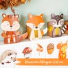 Papierdrachen 8 Lanterns for Crafts for Children - Reindeer, Raccoon,
