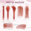 Healeved Jade Gua Sha Face Tool Set Guasha Tool for