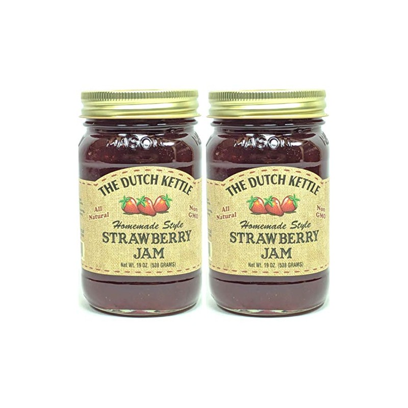 The Dutch Kettle Amish Homemade Style Seeded Strawberry Jam 2
