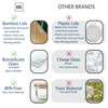 DE Glass Food Storage Containers with Bamboo Lids – 4