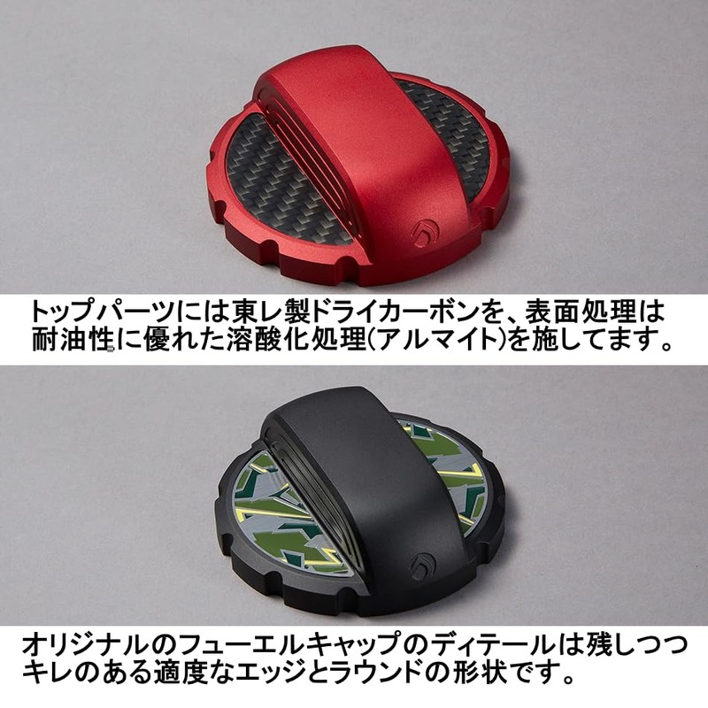 Deff Dief Suzuki Aluminum Chunks Refueling Cap Cover Camouflage Green