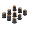 Well Nuts, 100 Pieces M6 0.8 mm Rubber Nut Rubber