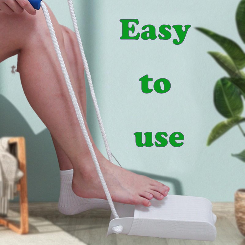 Blue Sock aids for Putting Socks on and Off,Compression Stocking
