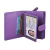 STARHIDE Women RFID Blocking Genuine Leather Clutch Wallet with Id